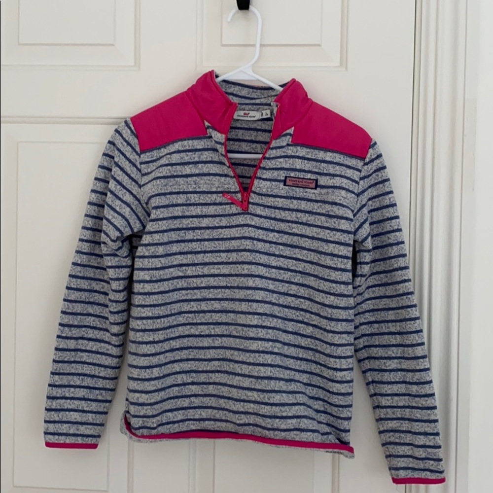 Vineyard Vines girls striped pullover
